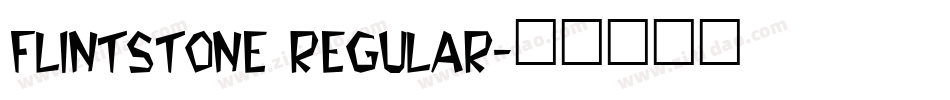 Flintstone Regular字体转换